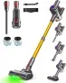 VACTechPro V15 Akku Staubsauger kabellos35KPa Kabelloser Staubsauger mit abnehmbarem Akkubis zu 35min Laufzeit6 in 1 Akkustaubsauger Tierhaare für Hartholzböden Teppich&Gold für 79,00 € inkl. Versand (statt 109,00 €)