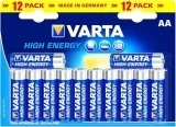 VARTA Batterien AA 12 Stück Longlife Power Alkaline