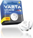 VARTA Batterien Knopfzelle CR2032 (10 Stück Power on Demand Lithium 3 V)