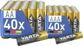 VARTA Batterien Mischpack 80 Stück (AA 40 Stück + AAA 40 Stück) ab 24,69 € inkl. Prime-Versand