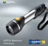 VARTA Taschenlampe mit 5 LEDs inkl. 1x AA Batterien, Day Light Multi LED F10