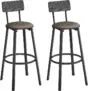 VASAGLE Barhocker 2er Set LBC069B82 für 33,49 € inkl. Versand