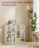 VASAGLE Bücherschrank (6 Fächer, 30T x 65,5B x 97,5H cm)
