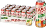 PFANDFEHLER: VELTINS Fassbrause Eistee-Pfirsich Alkoholfrei 24er Pack (24 x 0.5 l Dose) ab 16,57 € inkl. Prime-Versand