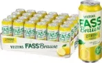 VELTINS Fassbrause Zitrone Alkoholfrei 24er Pack (24 x 0.5 l Dose) ab 18,04 € inkl. Prime-Versand zzgl. Pfand