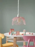 Fehler? 🚨VERTBAUDET Kinder Lampenschirm Blüte rosa ONE SIZE