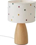 Preisfehler 🚨 VERTBAUDET Kinderzimmer Nachttischlampe Tupfen-Stickerei (beige/mehrfarbig ONE SIZE)