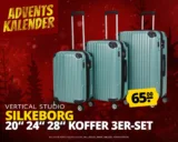VERTICAL STUDIO Silkeborg Koffer 3er-Set (20″ 24″ 28″,mintgrün)