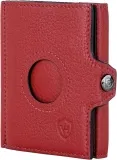 VON HEESEN Airtag Slim Wallet mit Münzfach & RFID-Schutz (Rot) für 9,98 € inkl. Prime-Versand (statt 19,98 €)