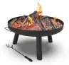 VOUNOT Feuerschale  Ø 60 cm Schwarz (Ø 60 cm Schwarz) für 31,82 € inkl. Prime-Versand (statt 48,00 €)