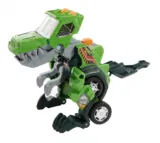 VTech Switch and Go – Dino T-Rex Transformer – 2in1 Spielzeug mit Dinostimme, LCD-Bildschirm, Geräusch- und Lichteffekten