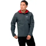 Jack Wolfskin Softshelljacke Northern Point in grau [Gr. S bis 3XL] für 55,99 € inkl. Versand statt 74,35 €