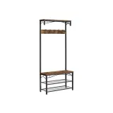 Vasagle Industriestil Garderobe & Schuhregal (80 x 178,5 x 30 cm) für 41,99 € inkl. Versand