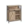 Vasagle Sideboard mit Schiebetür Landhausstil (eichenbraun-schwarz) für 48,99 € inkl. Versand