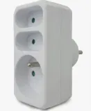 Velamp ADAT-FR-3 Steckdosenleiste, 3 Steckdosen, vorne, 16 A + 2 x 6 A, Weiß für 2,03 € inkl. Prime-Versand (statt 6,00 €)