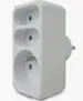 Velamp ADAT-FR-3 Steckdosenleiste, 3 Steckdosen, vorne, 16 A + 2 x 6 A, Weiß für 2,03 € inkl. Prime-Versand (statt 6,00 €)