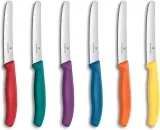 Victorinox Swiss Classic Frühstücksmesser Brötchenmesser Set 6teilig Scharfe Klinge Wellenschliff 11 cm Rostfreier Stahl Farbig für 24,51 € inkl. Prime-Versand (statt 31,50 €)