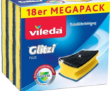 Vileda Glitzi Plus 🧽 Topfreiniger Schwamm 18er Pack für 5,60 € inkl. Prime-Versand