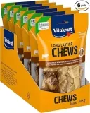 Vitakraft Long Lasting Chews Hundekauknochen (6x173g Kauknochen aus Rinderhaut) ab 14,22 € inkl. Prime-Versand (statt 26,28 €)