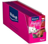 Vitakraft Poésie Délice, Katzenfutter nass, mit herzhaftem Rind in Sauce (23x 85g) für 8,10 € inkl. Prime-Versand (statt 14,02 €)