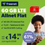 🔥60GB Tarif im Vodafone Netz für mtl. 14,99€ mit 100 Mbit/s + VoLTE, WLAN Call, Allnet- & SMS-Flat & eSIM + flexibler Vertragsbeginn