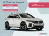 Volkswagen T-Roc R-Line mit 150 PS inkl. Wartung & Inspektion für 220,72 € / Monat + 1.099,00 € einmalig – LF 0,57 (Privatleasing)