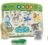 Vtech Baby Interaktives Holz-Tierpuzzle – Umweltfreundliches Steckpuzzle mit Musik und lustigen Geräuschen – für 17,99 € inkl. Prime-Versand (statt 20,99 €)