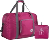 WANDF Faltbare Reisetasche 40 L in Rosa für 7,63 € inkl. Prime-Versand (statt 14,99 €)
