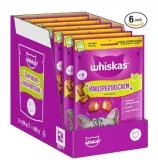 WHISKAS Knuspertaschen Katzensnacks mit Pute (6*60g) ab 5,89 € inkl. Prime-Versand (statt 9,63 €)