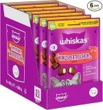 WHISKAS Knuspertaschen Katzensnacks mit Rind (6x60g) ab 5,57 € inkl. Prime-Versand (statt 8,70 €)