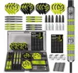 WINMAU MvG Dart Steeltip Geschenkset 🎯 50-teiliges Dartset
