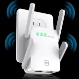 WLAN Verstärker 300 Mbits WLAN Repeater 2.4Ghz für 14,99 € inkl. Prime-Versand