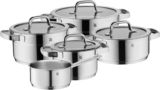 WMF Compact Cuisine Topfset Induktion 5-teilig – Kochtopf Set mit Glasdeckel (Cromargan Edelstahl poliert, Induktions Töpfe Set unbeschichtet, Innenskalierung) für 234,86 € inkl. Versand (statt 315,43 €)