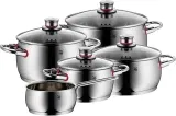 WMF Kochtopfset WMF Quality One Edelstahl 5-teilig für 149,95 € inkl. Versand