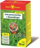 WOLF Garten – 2-in-1: Unkrautvernichter plus Rasendünger für 50m² – für 13,15 € inkl. Prime-Versand (statt 22,89 €)