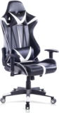 WOLTU Racing Stuhl Gaming Stuhl (mit Armlehne, mit Kopfstütze und Lendenkissen, höhenverstellbar, dick gepolsterte Sitzfläche aus Kunstleder) für 99,98 € inkl. Versand (statt 140,00 €)