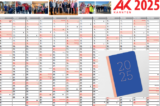 Gratis 📆 AK Kärnten Wandkalender 2025 + Arbeitszeitkalender 2025