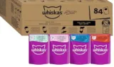 Whiskas Adult 1+ Katzennassfutter Tasty Duo Surf & Turf In Gelee, 84 Portionsbeutel, 84X85G Ab 22,55 €