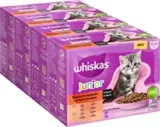 Whiskas Junior Katzennassfutter Klassische Auswahl in Sauce 4er Pack (4x 12x85g) ab 12,88 € inkl. Prime-Versand (statt 18,15 €)