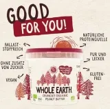 Whole Earth Bio Erdnussbutter Crunchy Peanut Butter (1kg Naturprodukt ohne Palmöl, Vegan)