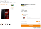 Saturn Tarifwelt: Xiaomi 13T Pro + Xiaomi Redmi Pad SE + freenet Vodafone green LTE 15 GB für 29,99 € / Monat + einmalig 74,93 €