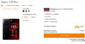 Saturn Tarifwelt: Xiaomi 13T Pro + freenet Telekom green LTE 10 GB für 24,99 € / Monat + einmalig 74,93 €