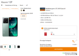 Saturn Tarifwelt: Xiaomi 13T + McAfee LiveSafe Device Attach + freenet Vodafone green LTE 20GB für 19,99 € / Monat + einmalig 63,94 €