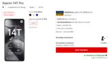 MediaMarkt Tarifwelt: Xiaomi 14T Pro + freenet Vodafone green LTE 20GB für 24,99 € / Monat + 45,94 € einmalig
