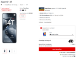 MediaMarkt Tarifwelt: 2x Xiaomi 14T Pro + Xiaomi Redmi Pad SE 8.7 + 2x o2 Mobile L mit je 100 GB  für 49,98 € / Monat + 118,99 € einmalig
