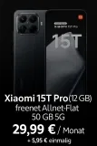 Gomibo: Xiaomi 15T Pro (12 GB) + freenet Allnet-Flat 50 GB 5G für 29,99 € / Monat + 5,95 € einmalig