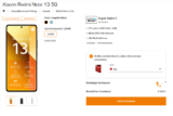 Saturn Tarifwelt: Xiaomi Redmi Note 13 5G + McAfee LiveSafe Device Attach + Super Select S 10 GB LTE für 9,99 € / Monat + einmalig 36,94 €