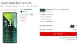 MediaMarkt Tarifwelt: Xiaomi Redmi Note 13 Pro 5G + freenet Telefonica Allnet Flat 7 GB 5G für 4,99 € / Monat + einmalig 103,94 €