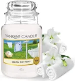 🕯️ Yankee Candle Clean Cotton Duftkerze 623g