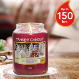 Yankee Candle Duftkerze im Glas (groß) / Christmas Magic / Brenndauer bis zu 150 Stunden